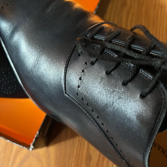 Magnanni Elegant dark navy Leather Oxfords - Picture 9 of 9